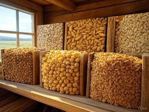 ارزش غذایی انواع غلات و حبوبات برای دام