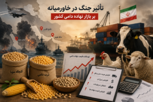تأثیر جنگ بر بازار نهاده دامی