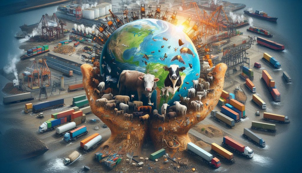 اثرات زیست‌محیطی واردات خوراک دام
