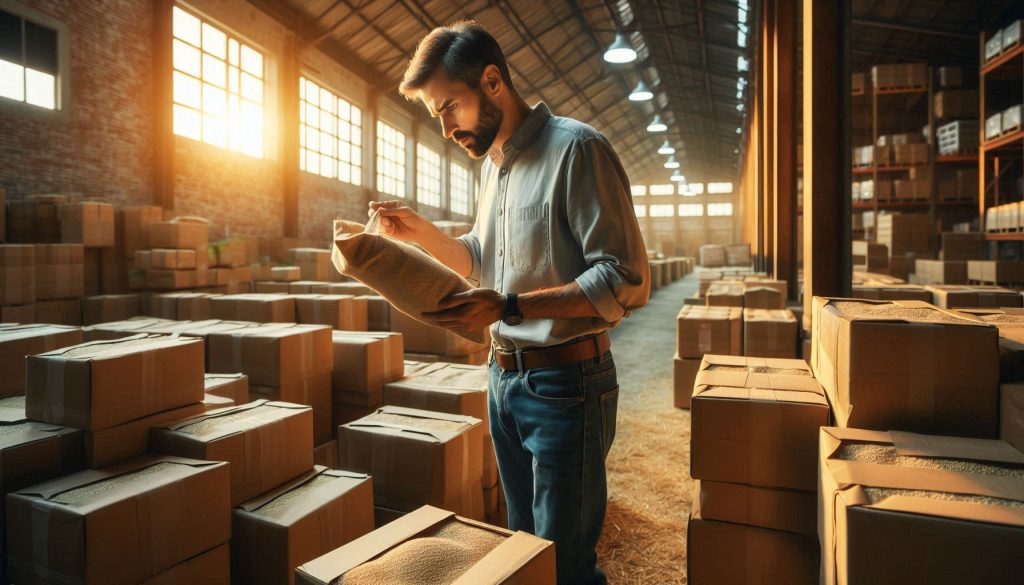 روش‌های انبارداری غلات دام