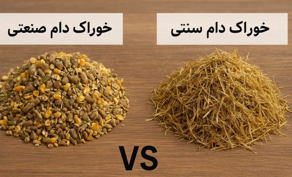 تفاوت خوراک دام صنعتی و سنتی 3